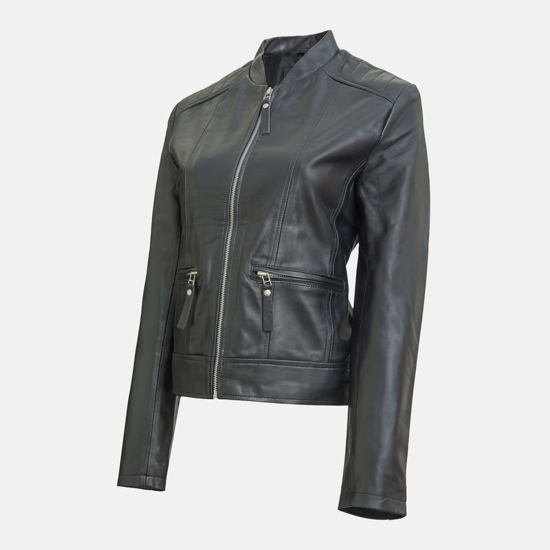 Skardu Black Racer Jacket