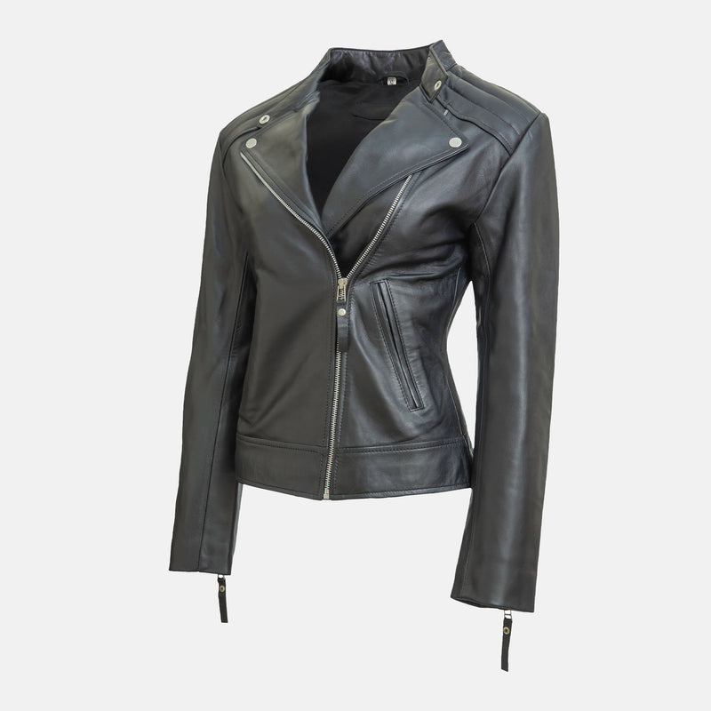 Swaik Leather Moto Jacket