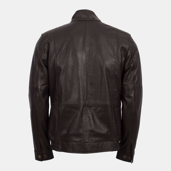 Kalash Dark Brown Leather Jacket