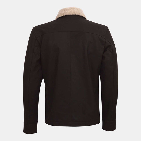 Siachen Fur Collar Leather Jacket